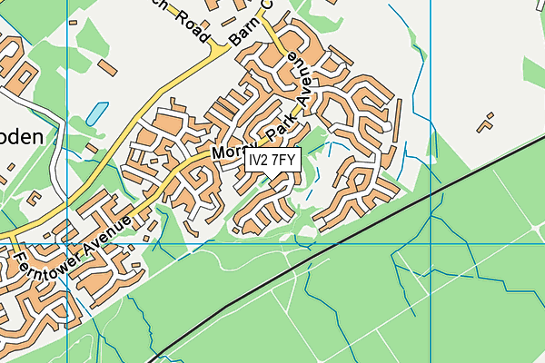 IV2 7FY map - OS VectorMap District (Ordnance Survey) IV2 7FY map - OS VectorMap District (Ordnance Survey)