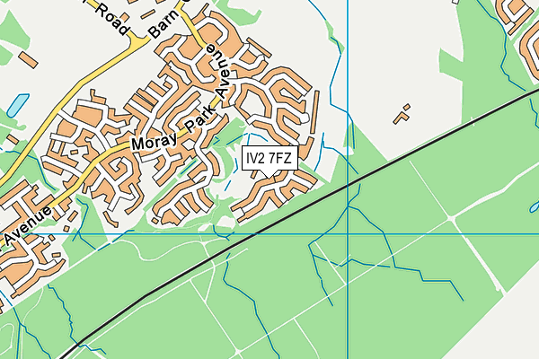 IV2 7FZ map - OS VectorMap District (Ordnance Survey) IV2 7FZ map - OS VectorMap District (Ordnance Survey)