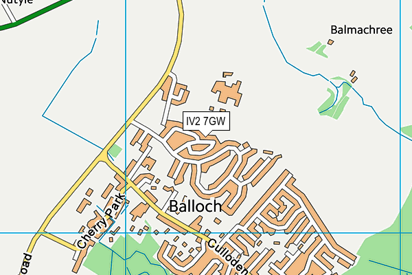 IV2 7GW map - OS VectorMap District (Ordnance Survey) IV2 7GW map - OS VectorMap District (Ordnance Survey)
