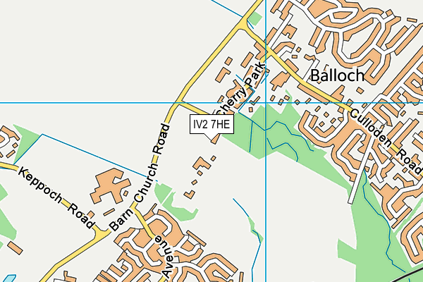 IV2 7HE map - OS VectorMap District (Ordnance Survey) IV2 7HE map - OS VectorMap District (Ordnance Survey)