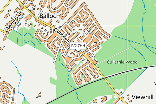 IV2 7HH map - OS VectorMap District (Ordnance Survey) IV2 7HH map - OS VectorMap District (Ordnance Survey)