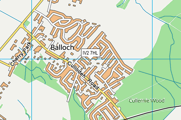 IV2 7HL map - OS VectorMap District (Ordnance Survey) IV2 7HL map - OS VectorMap District (Ordnance Survey)