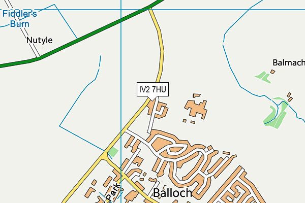 IV2 7HU map - OS VectorMap District (Ordnance Survey) IV2 7HU map - OS VectorMap District (Ordnance Survey)