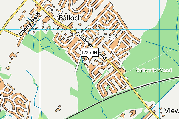 IV2 7JN map - OS VectorMap District (Ordnance Survey) IV2 7JN map - OS VectorMap District (Ordnance Survey)