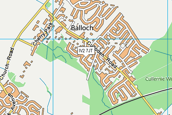 IV2 7JT map - OS VectorMap District (Ordnance Survey) IV2 7JT map - OS VectorMap District (Ordnance Survey)