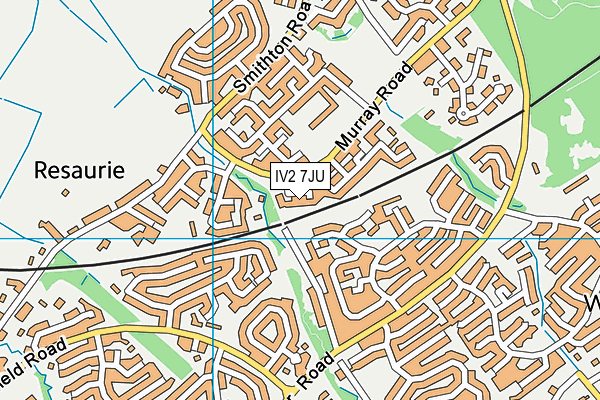 IV2 7JU map - OS VectorMap District (Ordnance Survey) IV2 7JU map - OS VectorMap District (Ordnance Survey)