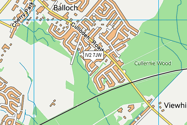 IV2 7JW map - OS VectorMap District (Ordnance Survey) IV2 7JW map - OS VectorMap District (Ordnance Survey)