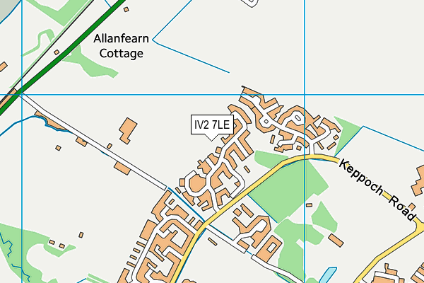 IV2 7LE map - OS VectorMap District (Ordnance Survey) IV2 7LE map - OS VectorMap District (Ordnance Survey)