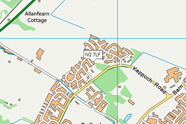 IV2 7LF map - OS VectorMap District (Ordnance Survey) IV2 7LF map - OS VectorMap District (Ordnance Survey)