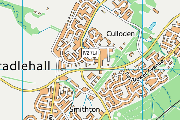 IV2 7LJ map - OS VectorMap District (Ordnance Survey) IV2 7LJ map - OS VectorMap District (Ordnance Survey)