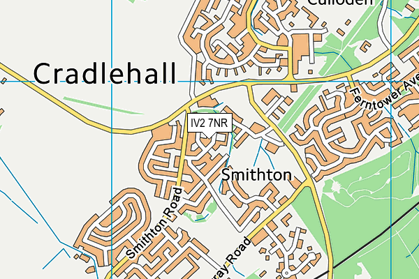 IV2 7NR map - OS VectorMap District (Ordnance Survey)