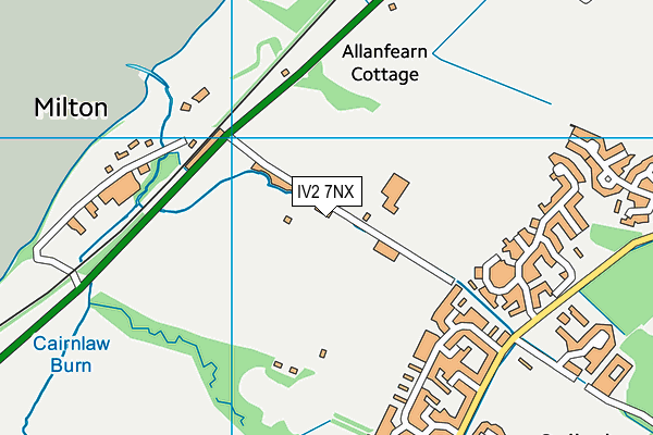IV2 7NX map - OS VectorMap District (Ordnance Survey)