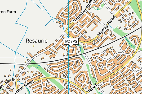 IV2 7PG map - OS VectorMap District (Ordnance Survey) IV2 7PG map - OS VectorMap District (Ordnance Survey)