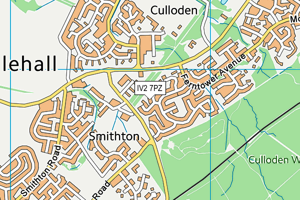 IV2 7PZ map - OS VectorMap District (Ordnance Survey) IV2 7PZ map - OS VectorMap District (Ordnance Survey)