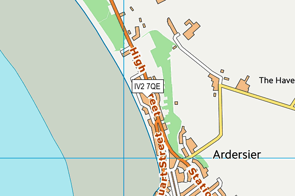 IV2 7QE map - OS VectorMap District (Ordnance Survey) IV2 7QE map - OS VectorMap District (Ordnance Survey)