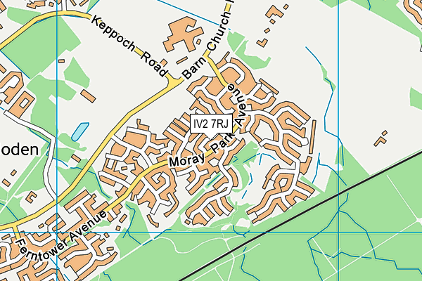 IV2 7RJ map - OS VectorMap District (Ordnance Survey) IV2 7RJ map - OS VectorMap District (Ordnance Survey)