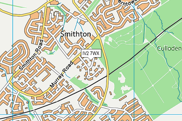IV2 7WX map - OS VectorMap District (Ordnance Survey) IV2 7WX map - OS VectorMap District (Ordnance Survey)