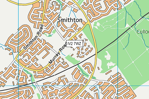 IV2 7WZ map - OS VectorMap District (Ordnance Survey) IV2 7WZ map - OS VectorMap District (Ordnance Survey)