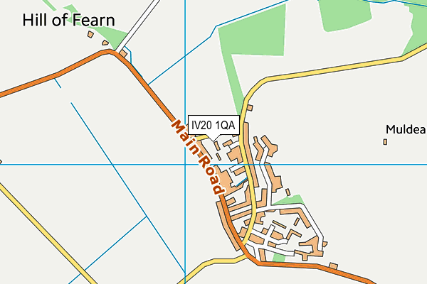 IV20 1QA map - OS VectorMap District (Ordnance Survey) IV20 1QA map - OS VectorMap District (Ordnance Survey)
