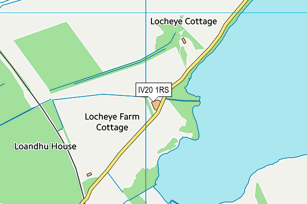 IV20 1RS map - OS VectorMap District (Ordnance Survey)