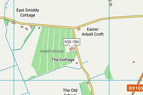 IV20 1SH map - OS VectorMap District (Ordnance Survey) IV20 1SH map - OS VectorMap District (Ordnance Survey)