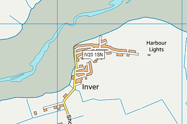 IV20 1SN map - OS VectorMap District (Ordnance Survey) IV20 1SN map - OS VectorMap District (Ordnance Survey)