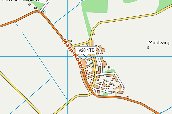 IV20 1TD map - OS VectorMap District (Ordnance Survey) IV20 1TD map - OS VectorMap District (Ordnance Survey)