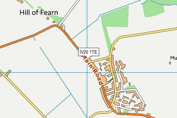 IV20 1TE map - OS VectorMap District (Ordnance Survey) IV20 1TE map - OS VectorMap District (Ordnance Survey)