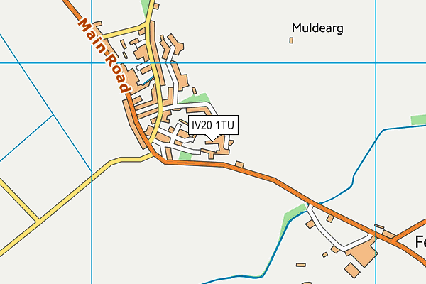 IV20 1TU map - OS VectorMap District (Ordnance Survey) IV20 1TU map - OS VectorMap District (Ordnance Survey)