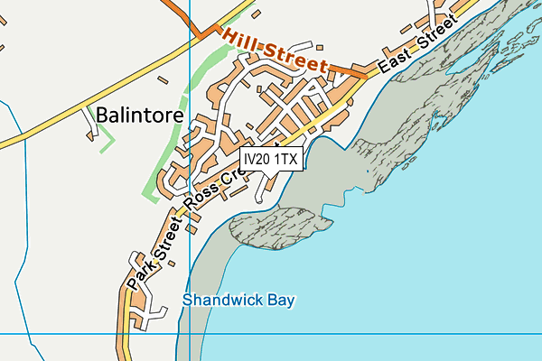 IV20 1TX map - OS VectorMap District (Ordnance Survey) IV20 1TX map - OS VectorMap District (Ordnance Survey)