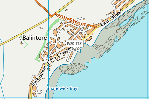 IV20 1TZ map - OS VectorMap District (Ordnance Survey) IV20 1TZ map - OS VectorMap District (Ordnance Survey)