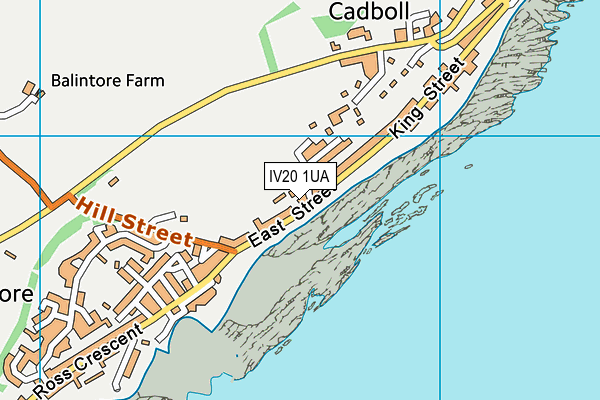 IV20 1UA map - OS VectorMap District (Ordnance Survey) IV20 1UA map - OS VectorMap District (Ordnance Survey)