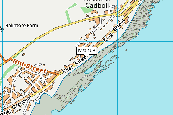 IV20 1UB map - OS VectorMap District (Ordnance Survey) IV20 1UB map - OS VectorMap District (Ordnance Survey)