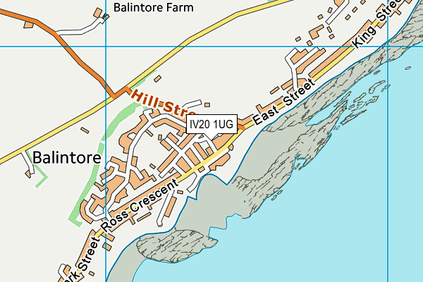 IV20 1UG map - OS VectorMap District (Ordnance Survey) IV20 1UG map - OS VectorMap District (Ordnance Survey)