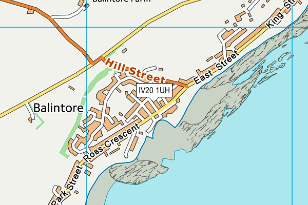 IV20 1UH map - OS VectorMap District (Ordnance Survey) IV20 1UH map - OS VectorMap District (Ordnance Survey)