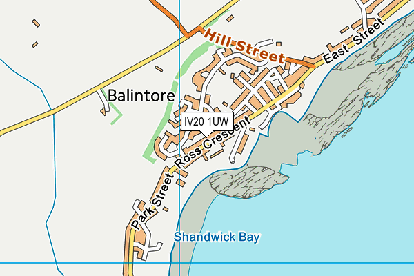 IV20 1UW map - OS VectorMap District (Ordnance Survey) IV20 1UW map - OS VectorMap District (Ordnance Survey)