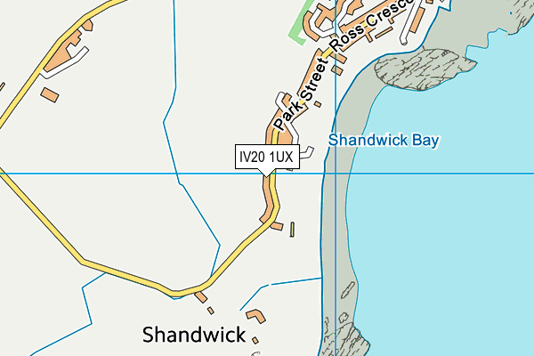 IV20 1UX map - OS VectorMap District (Ordnance Survey) IV20 1UX map - OS VectorMap District (Ordnance Survey)