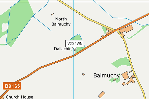 IV20 1WN map - OS VectorMap District (Ordnance Survey) IV20 1WN map - OS VectorMap District (Ordnance Survey)