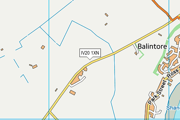 IV20 1XN map - OS VectorMap District (Ordnance Survey) IV20 1XN map - OS VectorMap District (Ordnance Survey)