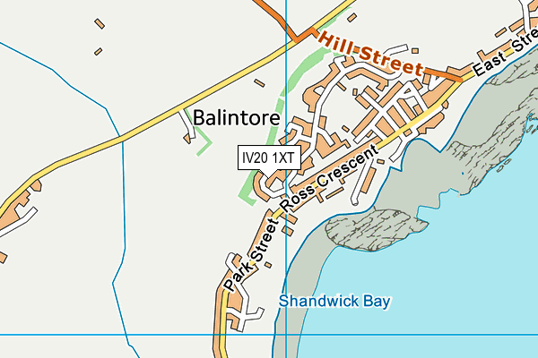 IV20 1XT map - OS VectorMap District (Ordnance Survey) IV20 1XT map - OS VectorMap District (Ordnance Survey)