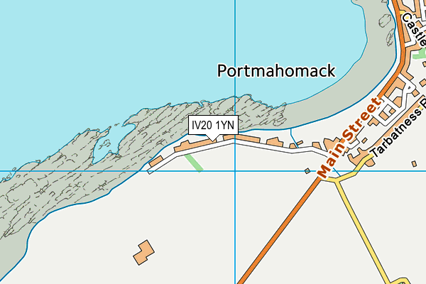 IV20 1YN map - OS VectorMap District (Ordnance Survey)