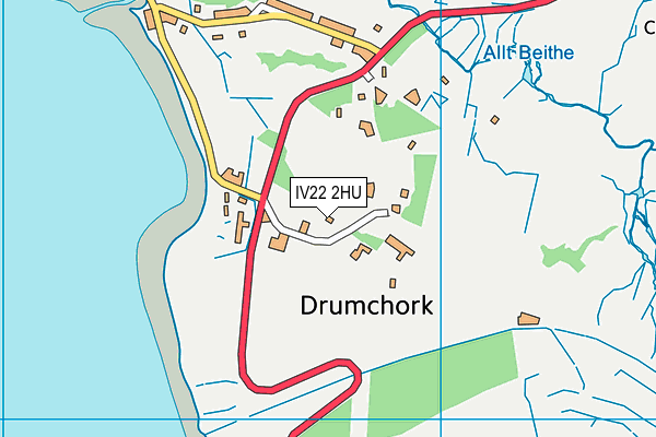IV22 2HU map - OS VectorMap District (Ordnance Survey) IV22 2HU map - OS VectorMap District (Ordnance Survey)