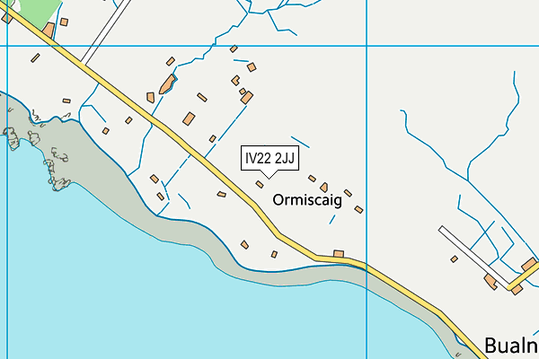 IV22 2JJ map - OS VectorMap District (Ordnance Survey) IV22 2JJ map - OS VectorMap District (Ordnance Survey)