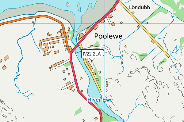 IV22 2LA map - OS VectorMap District (Ordnance Survey) IV22 2LA map - OS VectorMap District (Ordnance Survey)