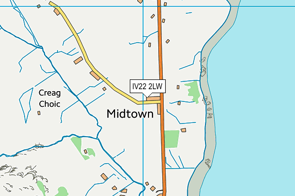 IV22 2LW map - OS VectorMap District (Ordnance Survey) IV22 2LW map - OS VectorMap District (Ordnance Survey)