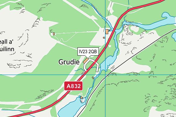 IV23 2QB map - OS VectorMap District (Ordnance Survey) IV23 2QB map - OS VectorMap District (Ordnance Survey)