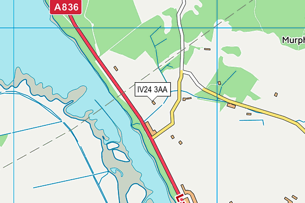 IV24 3AA map - OS VectorMap District (Ordnance Survey) IV24 3AA map - OS VectorMap District (Ordnance Survey)