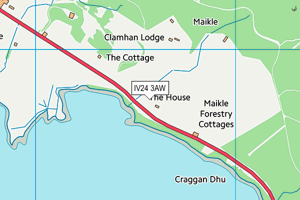 IV24 3AW map - OS VectorMap District (Ordnance Survey) IV24 3AW map - OS VectorMap District (Ordnance Survey)