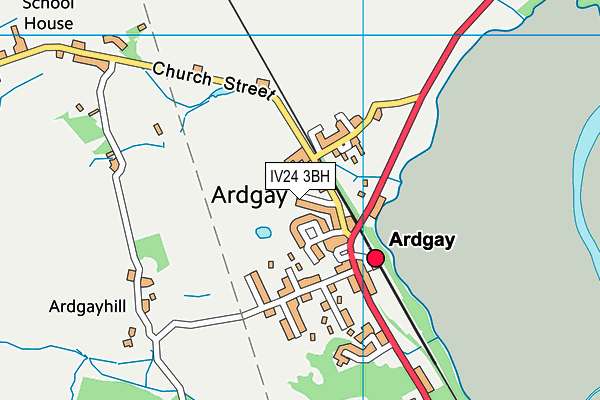 IV24 3BH map - OS VectorMap District (Ordnance Survey) IV24 3BH map - OS VectorMap District (Ordnance Survey)