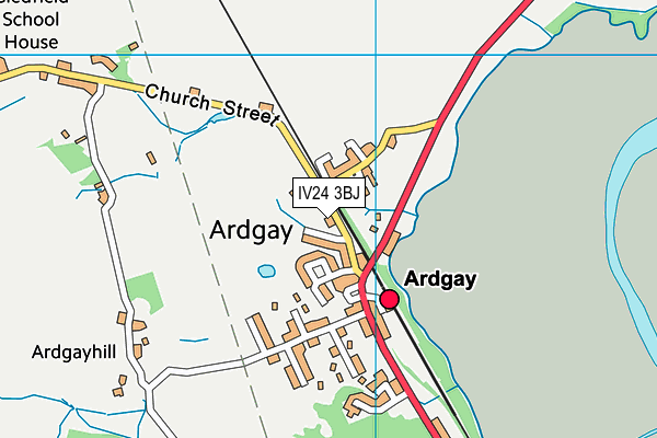 IV24 3BJ map - OS VectorMap District (Ordnance Survey) IV24 3BJ map - OS VectorMap District (Ordnance Survey)